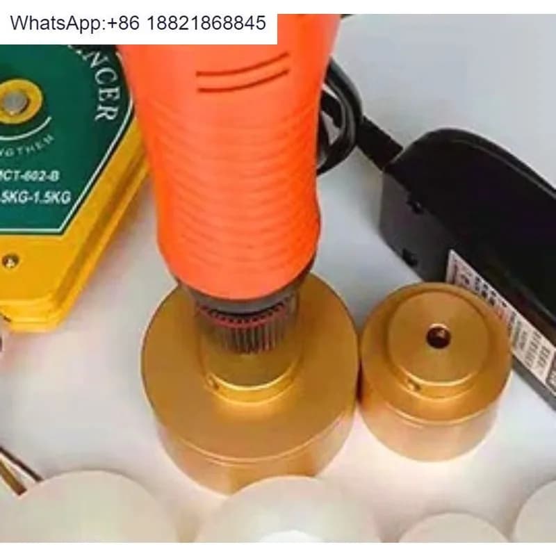Macchina elettrica per tappi di bottiglia con anello di sicurezza, strumento per sigillare tappi di bottiglia in plastica