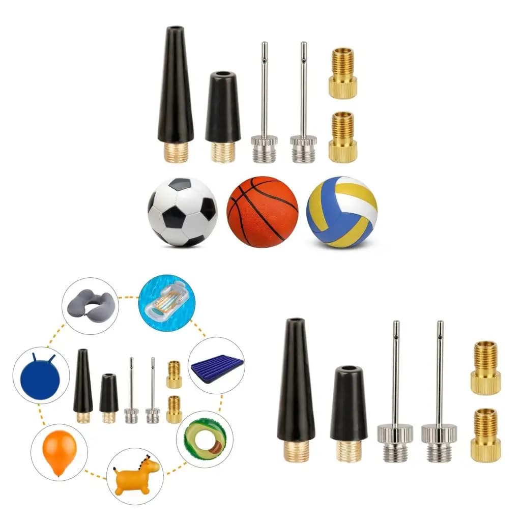 Q39E Balls Pump Needle Nozzle Inflator Adapter Bike Tire Valves Adapters Easy to Use