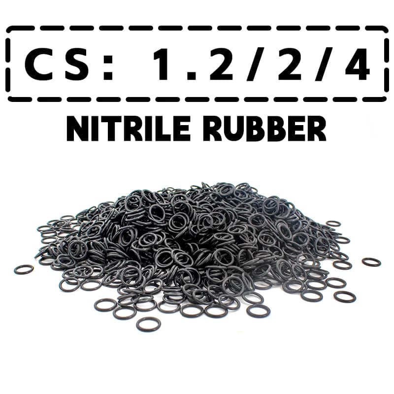 50 Pz/lotto Anello di Gomma NBR Guarnizione O Ring OD5/5.5/6/6.5/7/8/8.5/9/10/10.5/11/11.5/12/13*2mm Nitrile O-Ring Guarnizione di Tenuta OilWasher.-