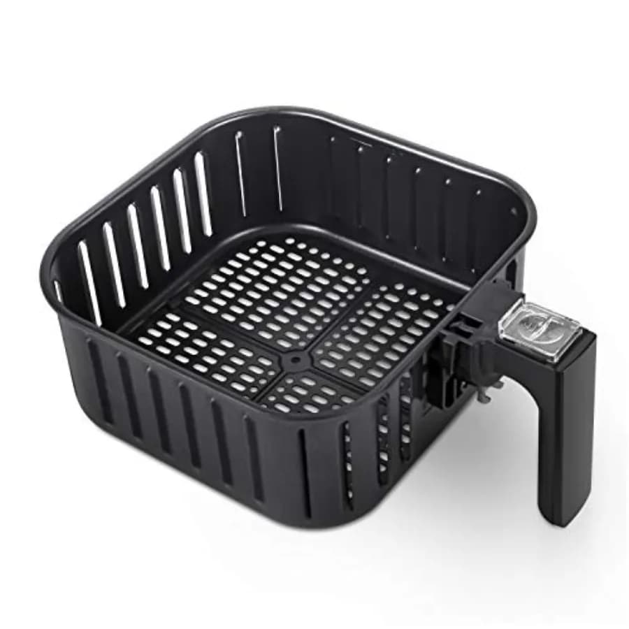 Accessori di ricambio per friggitrice ad aria, cestello originale da 5,8QT per friggitrici ad aria CP358-AF CS358-AF, antiaderente, lavabile in lavastoviglie, CAF-P582B