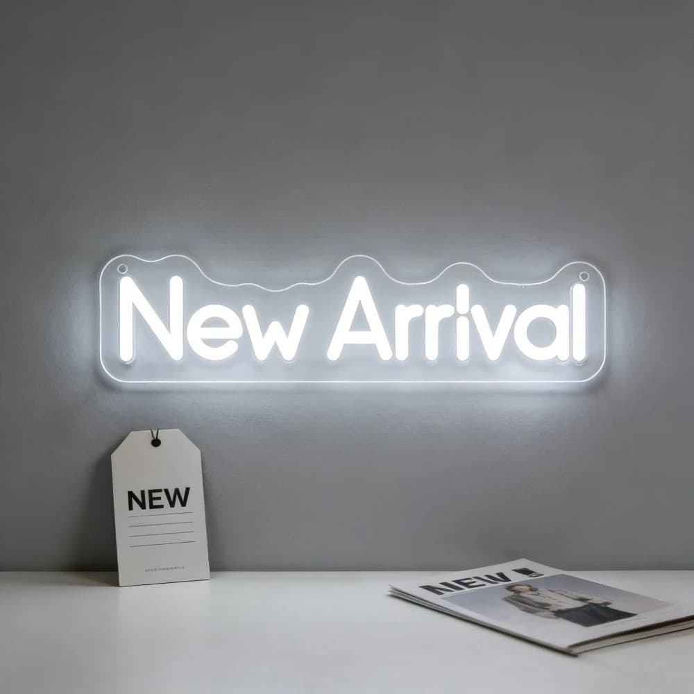 Nuova Insegna al Neon LED per Negozi, Boutique, Vetrine, Decorazione Casa, Illuminazione Promozionale Accattivante
