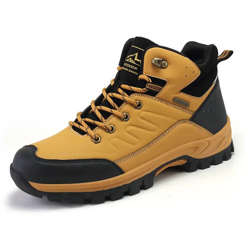 Stivali da uomo Stivali da neve caldi in pelliccia Uomo Inverno 2025 Scarpe da lavoro Uomo Caviglia impermeabile Scarpe da ginnastica da uomo per esterni Calzature