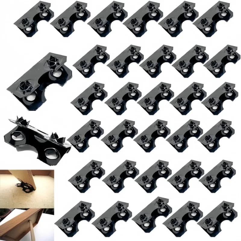 20/50/100pcs Picture Frame Fixing Support Hinges Home Office Table Decor Frame Fix Picture Hangers Picture Framing Supplies New