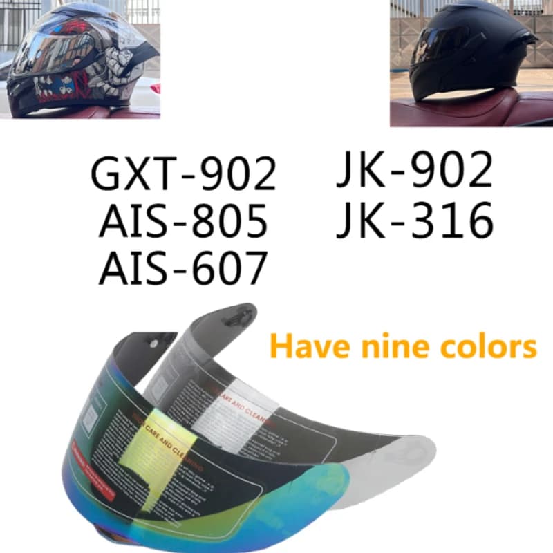 JIEKAI-316 902 AIS-805 607 GXT-902 Visiera per casco Protezione solare Lente Accessori moto