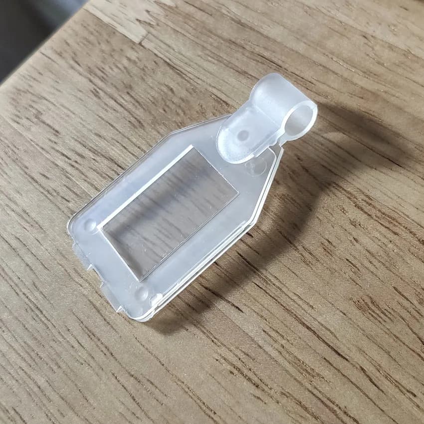 Clip per porta etichette appese con gancio per display per cartellini del prezzo in plastica per scaffale del supermercato, scaffale a filo singolo