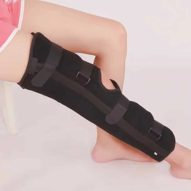 Imbottitura di supporto per ginocchiera per adulti e bambini Fissaggio del ginocchio della rotula Fratture del correttore di postura della gamba ortopedica