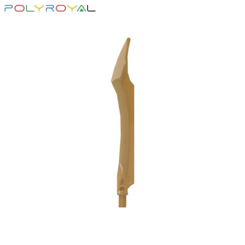 Parti di blocchi di costruzione Coltello ad arco biochimico Arma Lama affilata 10 PZ MOC Compatibile con le marche di giocattoli per bambini 11305