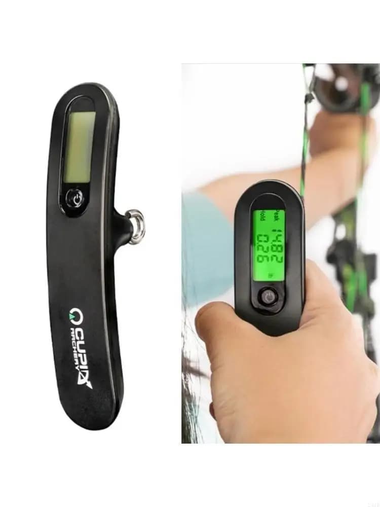 Bow Poundage Compound Luggage Scale with LCD Display, 110lbs Digital Bow Scale