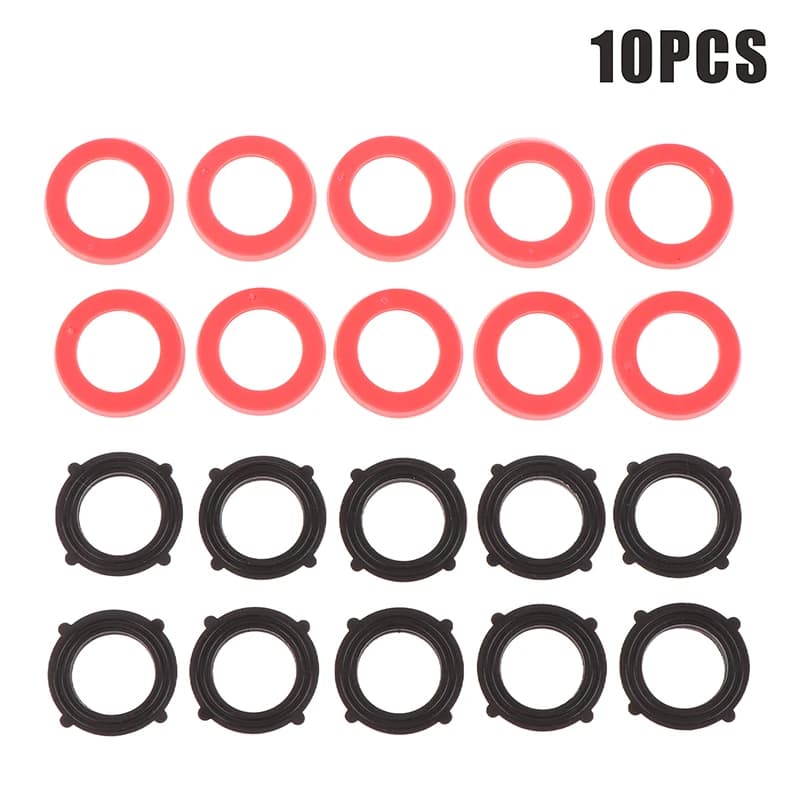 New 10Pcs 3/4 Inch Heavy Duty Garden Hose Water Faucet Washers Silicone Rubber Seals Gasket O-Ring Leak Proof Fittings