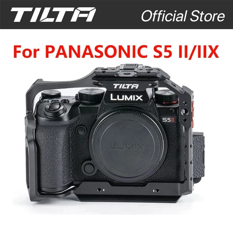 TILTA Full camera cage for Panasonic LUMIX S5 II/IIX Half camera cage TA-T50-FCC TA-T50- HCC Modular base plate LWS 15 mm Type I
