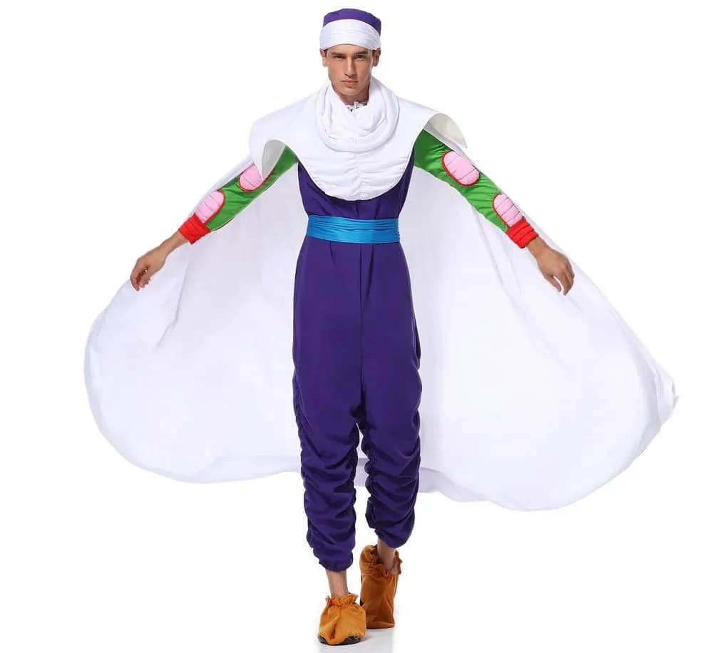 Abiti per adulti anime Son Goku e Piccolo Costume cosplay Son Anime Supereroi Tuta Gioco di ruolo Vestire