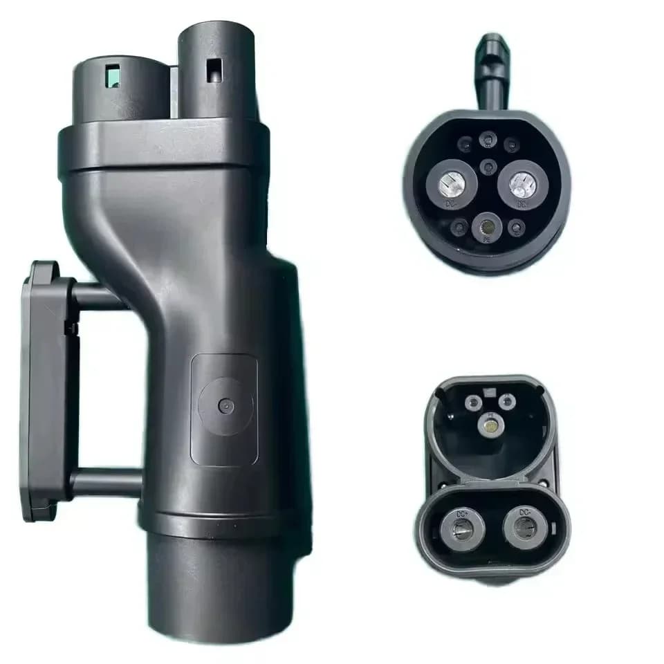 Disponibile Nuovo Adattatore EV GBT-CCS2 DC 1000V 200A per Presa Caricabatterie EV, Accessori e Ricambi NEV per Caricabatterie EV ad Alta Tensione DC