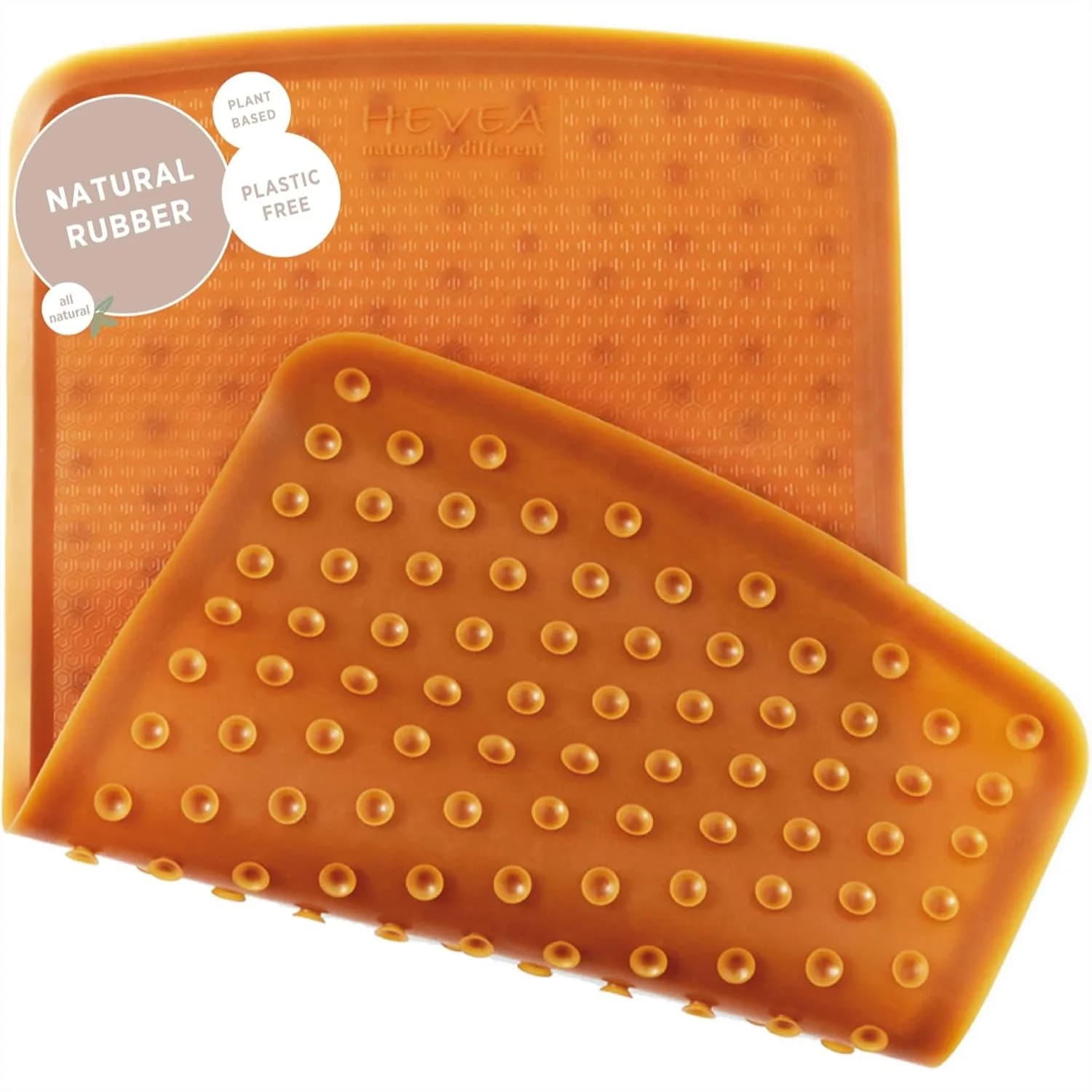 Tappetino da Bagno per Bambini in Gomma Naturale al 100%, Antiscivolo per Vasca, Design Danese Ecologico