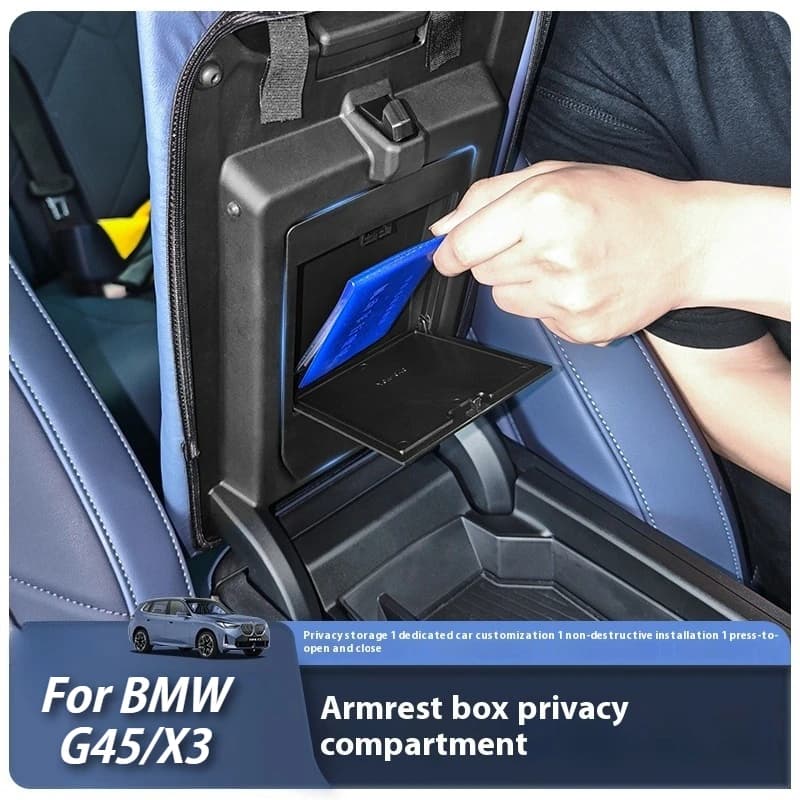 Misura per BMW G45 X3 2025+ scatola bracciolo scatola portaoggetti per la privacy organizzatore accessori interni per auto