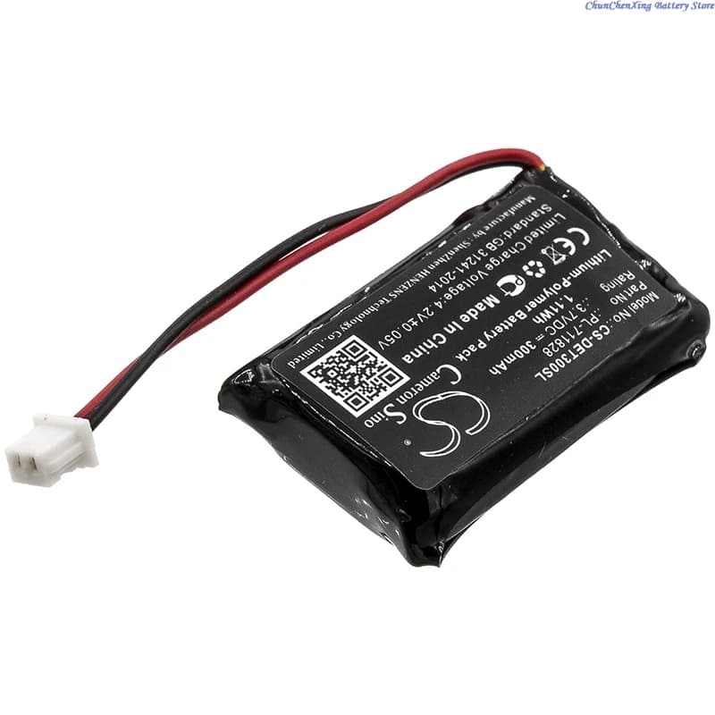 Batteria per collare per cani Cameron Sino 3,7 V 300 mAh per trasmettitore Educator ET-300 / ME-300/ 300TS + UTENSIONE