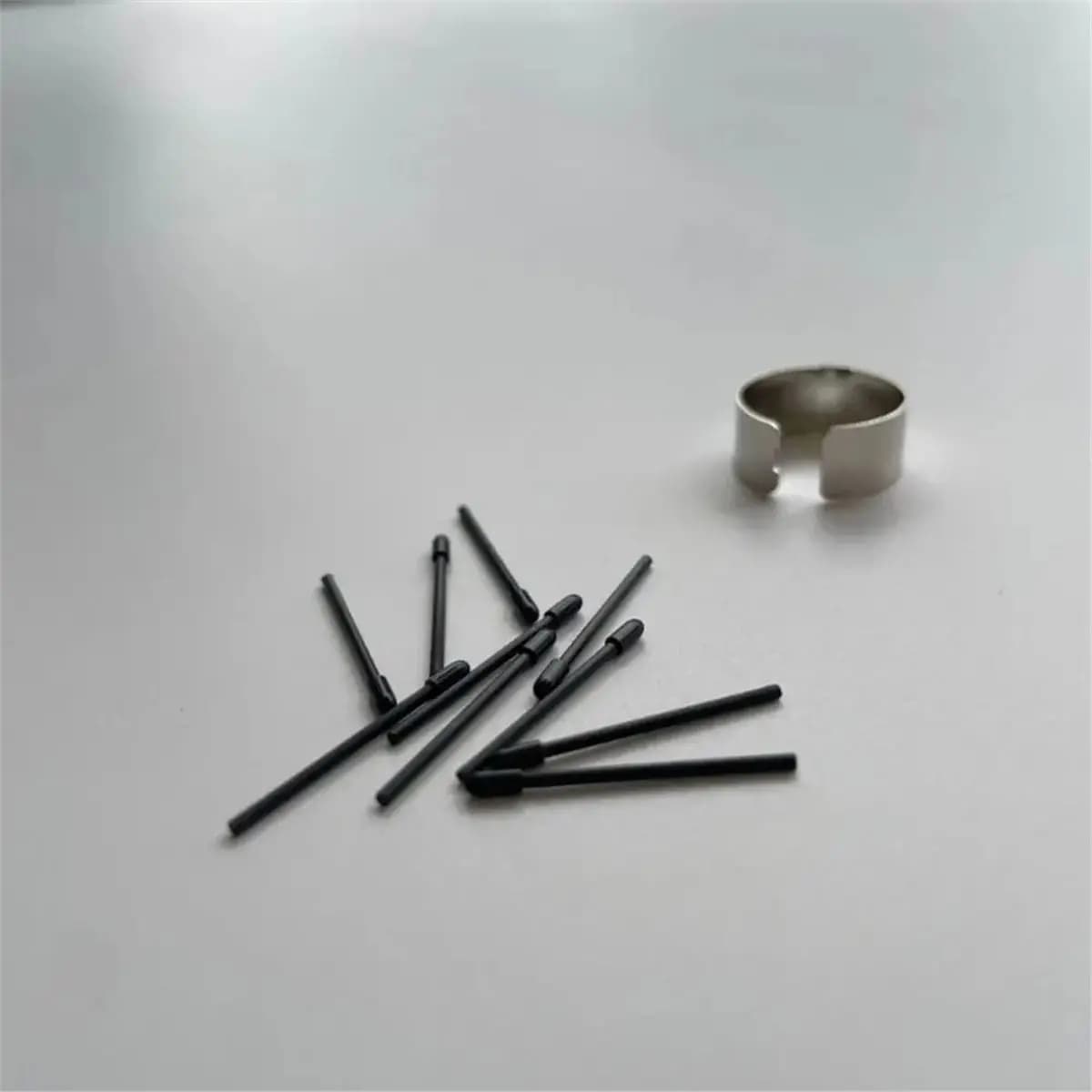 Replacement Drawing Tablet Tips with Clip Smooth Pen Refills Set POM for Pro Pen 3 PTK470 670 870 DTH135