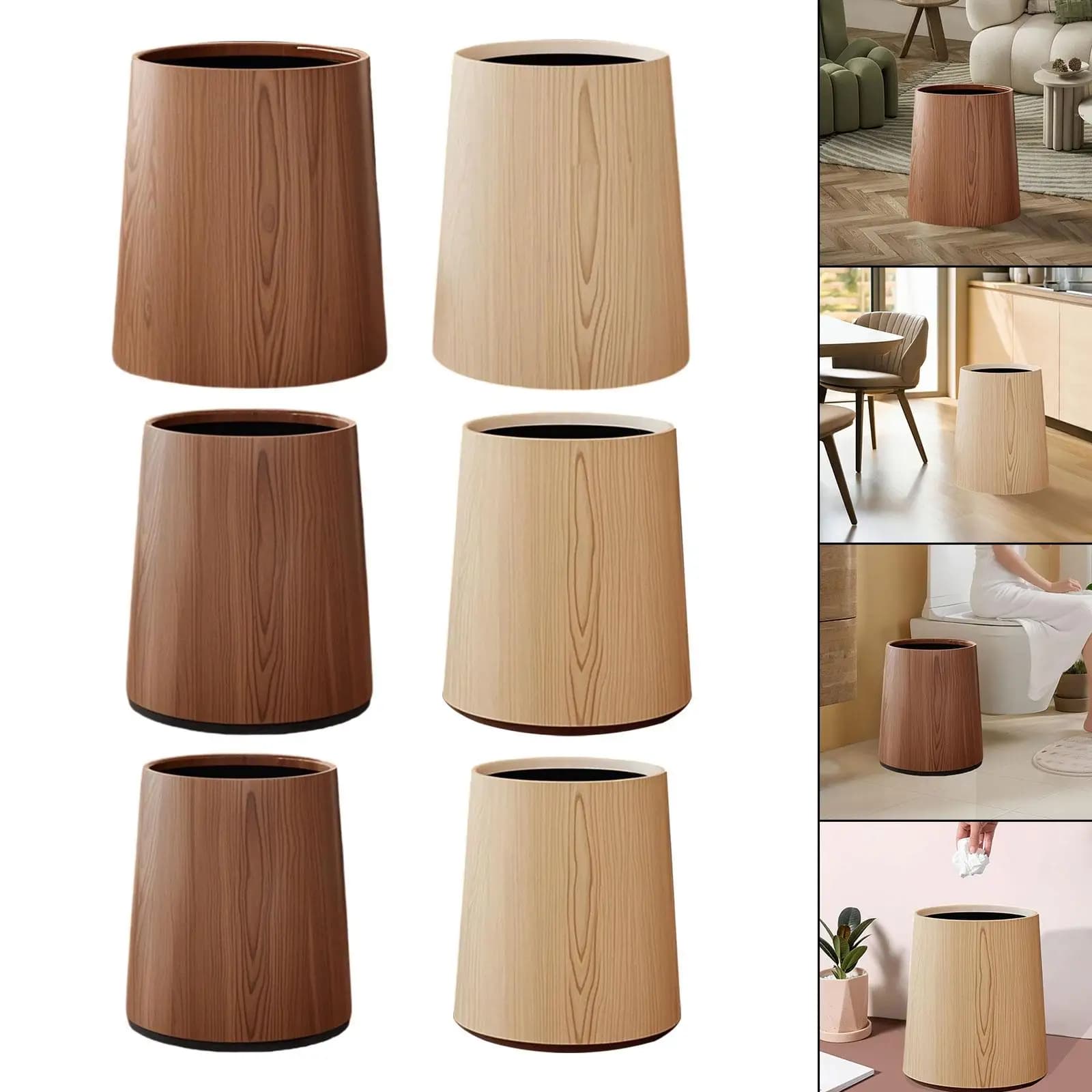Pattumiera Cestino per rifiuti Interno rimovibile Robusto pattumiera moderna Cestino di carta per lavanderia Ufficio Cucina Sala studio Bagno