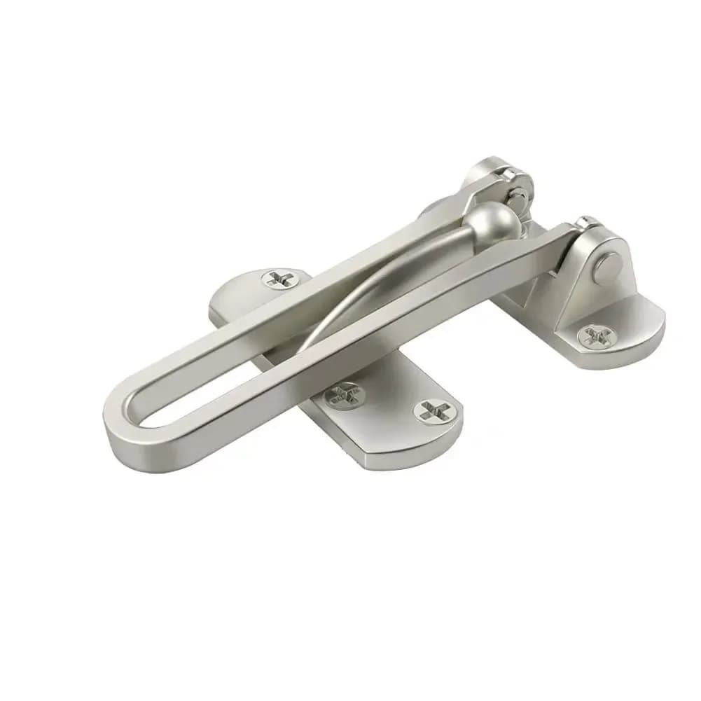 Home Anti-theft Door Buckle Bedroom Kids Room Door Bar Lock Stainless Safety Chain Hotel Anti-lock Buckle Insurance Door Bolt