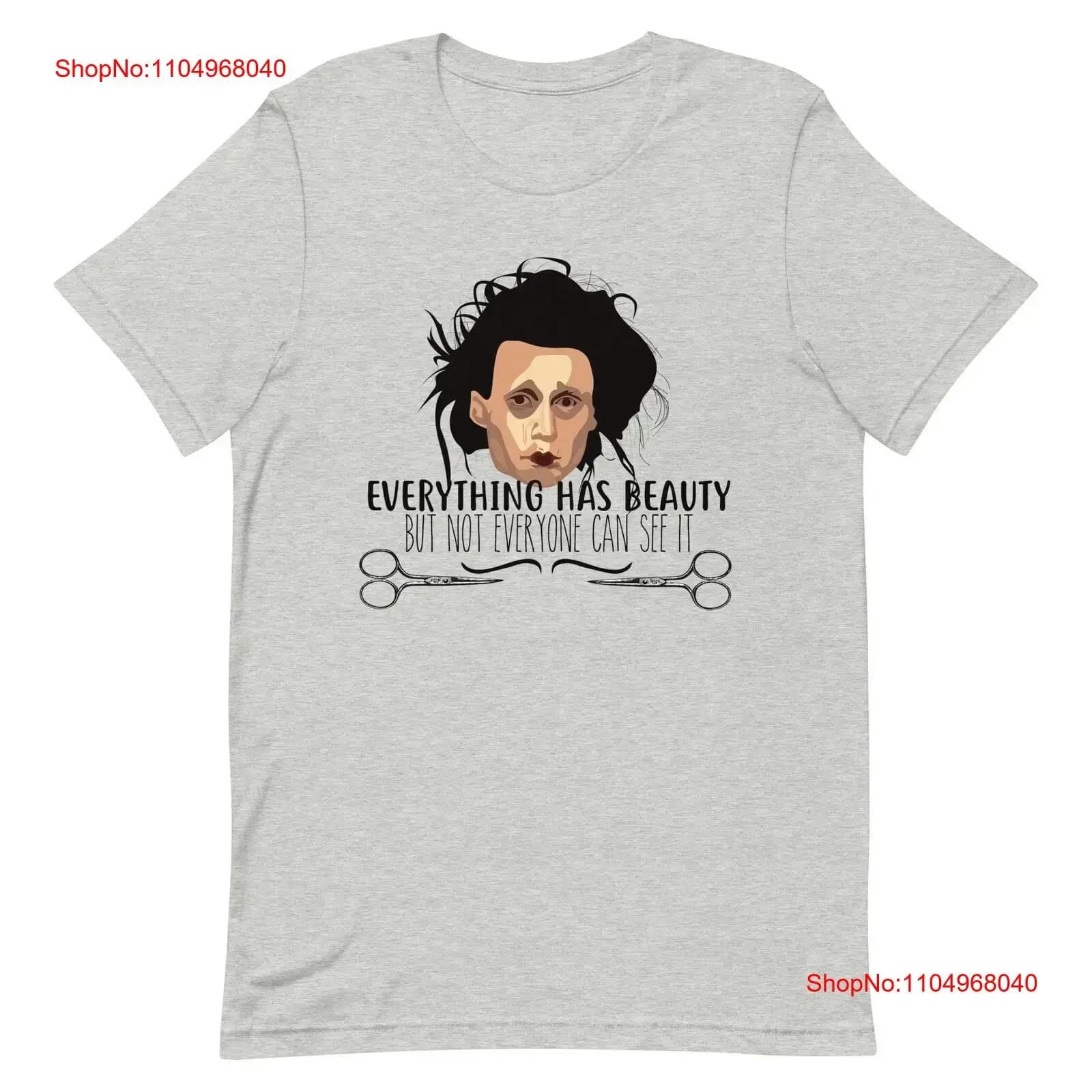 Tutti hanno bellezza Edward mani a forbice T Shirt vintage lavato allungato Comodo leggermente grafico moda homme Casual