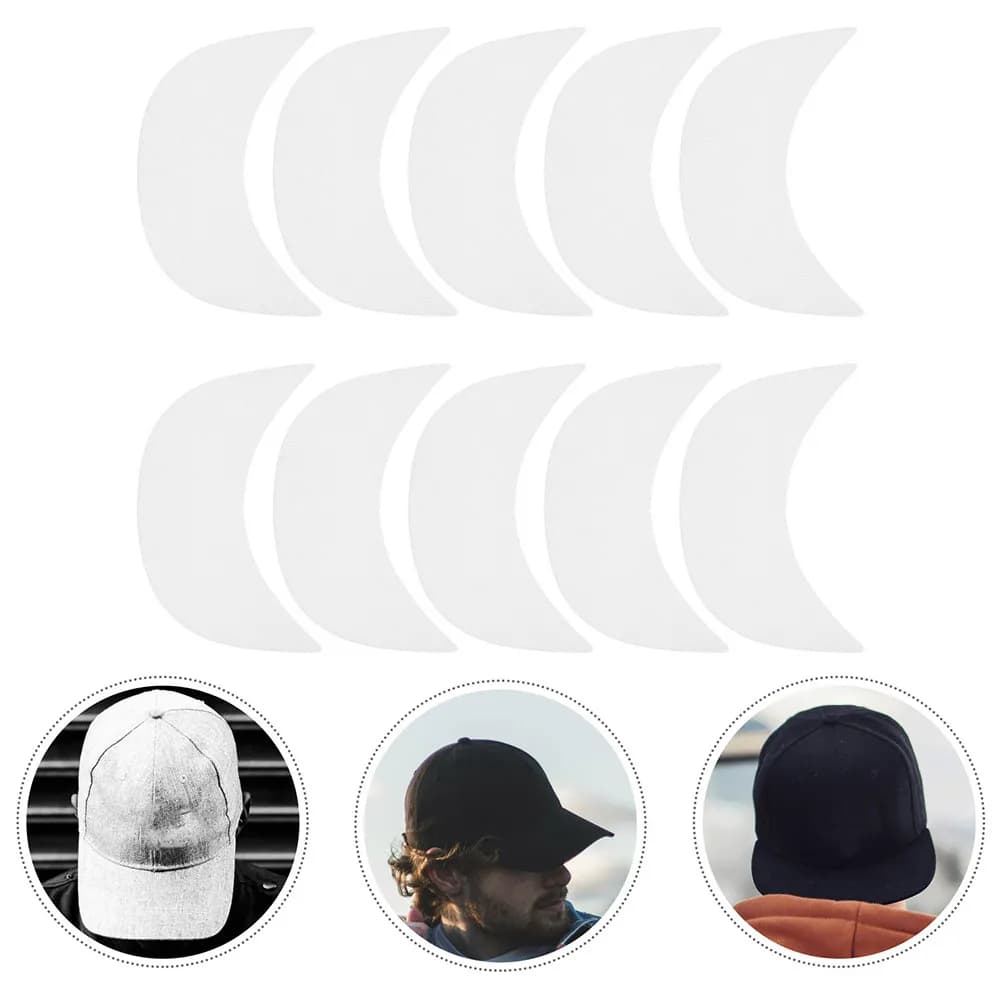 20 Pezzi Inserti in Plastica per Visiera Cappello da Baseball, Modellatori per Visiera Traspiranti, Protezione Solare