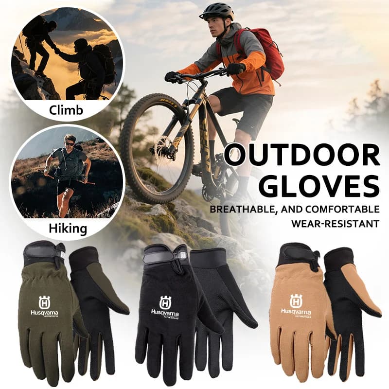 New Outdoor Winter Summer Motorcycle LOGO Gloves Touch Screen Gloves Windproof Waterproof Gloves For Husqvarna Motorcycle Gloves