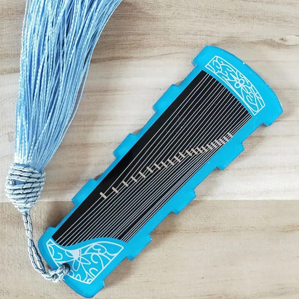 Set di 3 supporti per plettri da guzheng in acrilico, porta plettri portatile anti-smarrimento per pipa e chitarra, organizer artistico per strumenti musicali