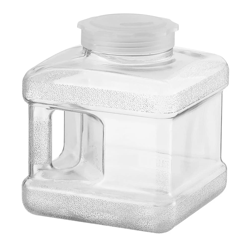 Contenitore d'acqua da 5L, Secchio per acqua, Contenitore per acqua da esterno, Bottiglia per acqua minerale, Contenitore per acqua per auto in PC per uso alimentare, per escursioni e guida in auto