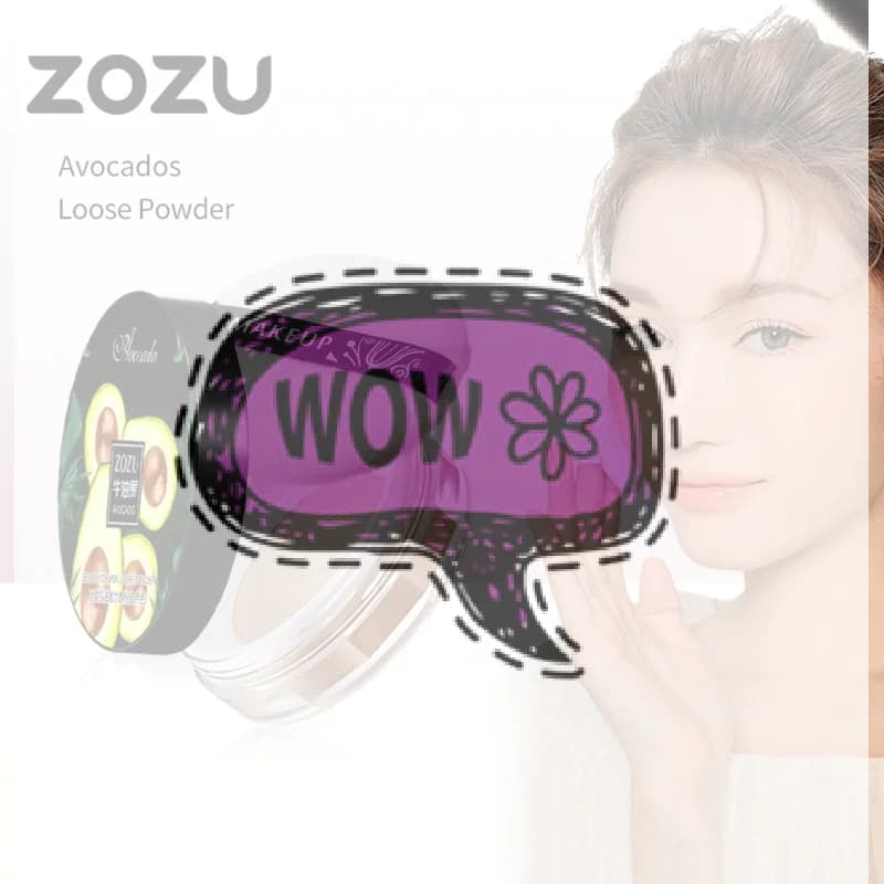 ZOZU Silky Charm Loose Powder Refreshing Moisturizing Powder Contouring Concealer Highlight Setting Powder