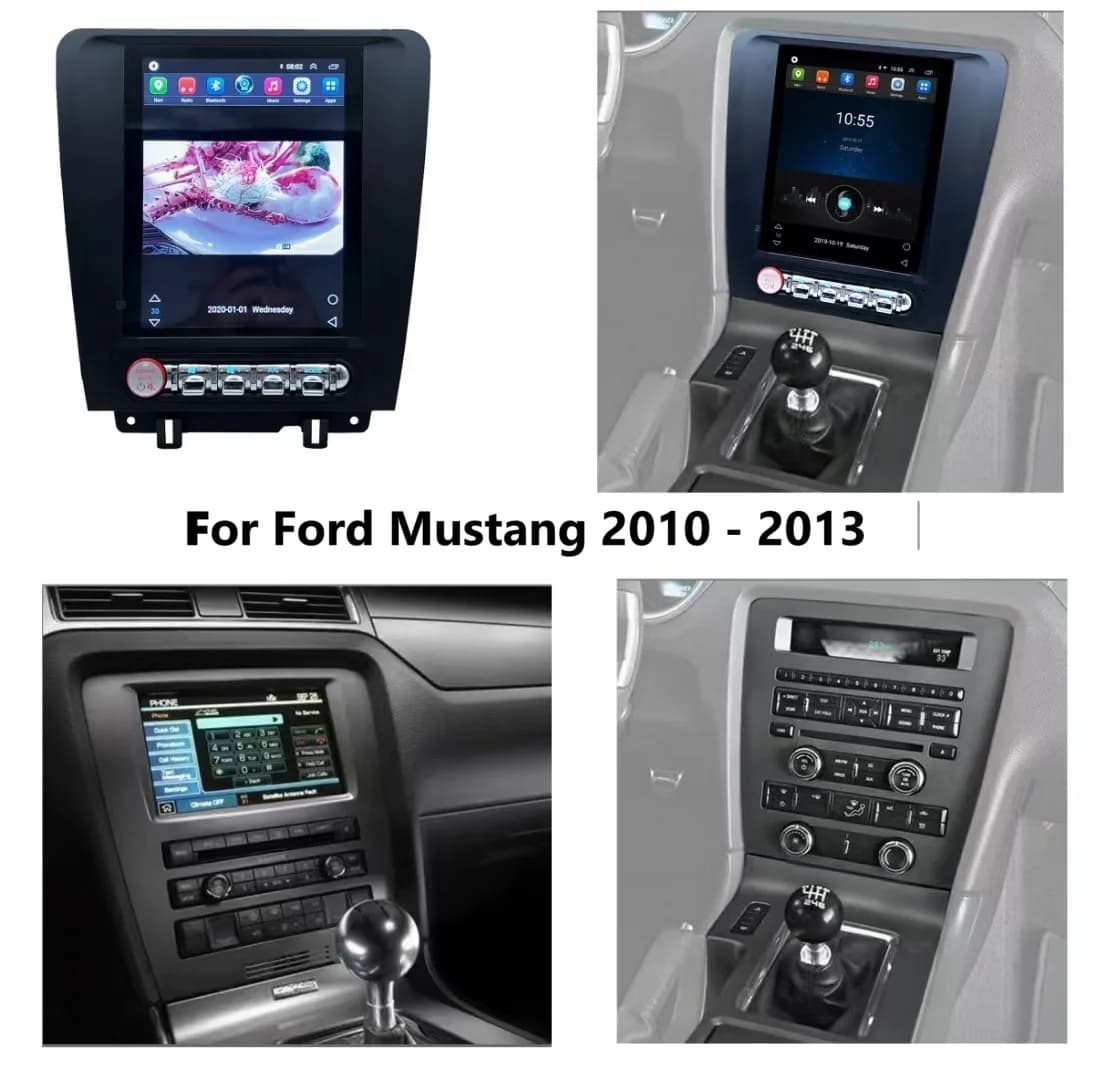 Android 13.0 Screen Car Radio For Ford Mustang 2010 - 2013 Multimedia Player Carplay GPS Navigation Head Unit Auto Stereo