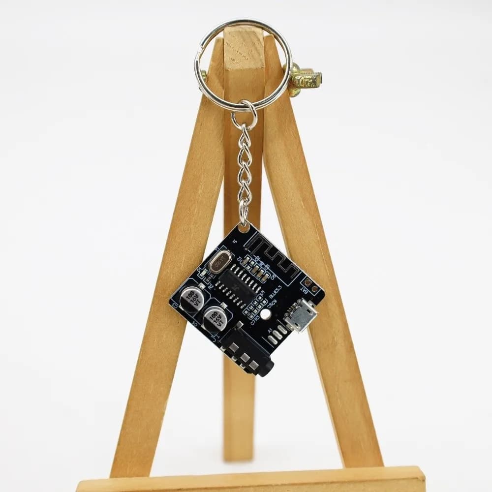 Real PCB Circuit Board Keychain Personalized Mechanical Electronic Component Key Fob Cyberpunk Style Sturdy Bag Pendant Charms