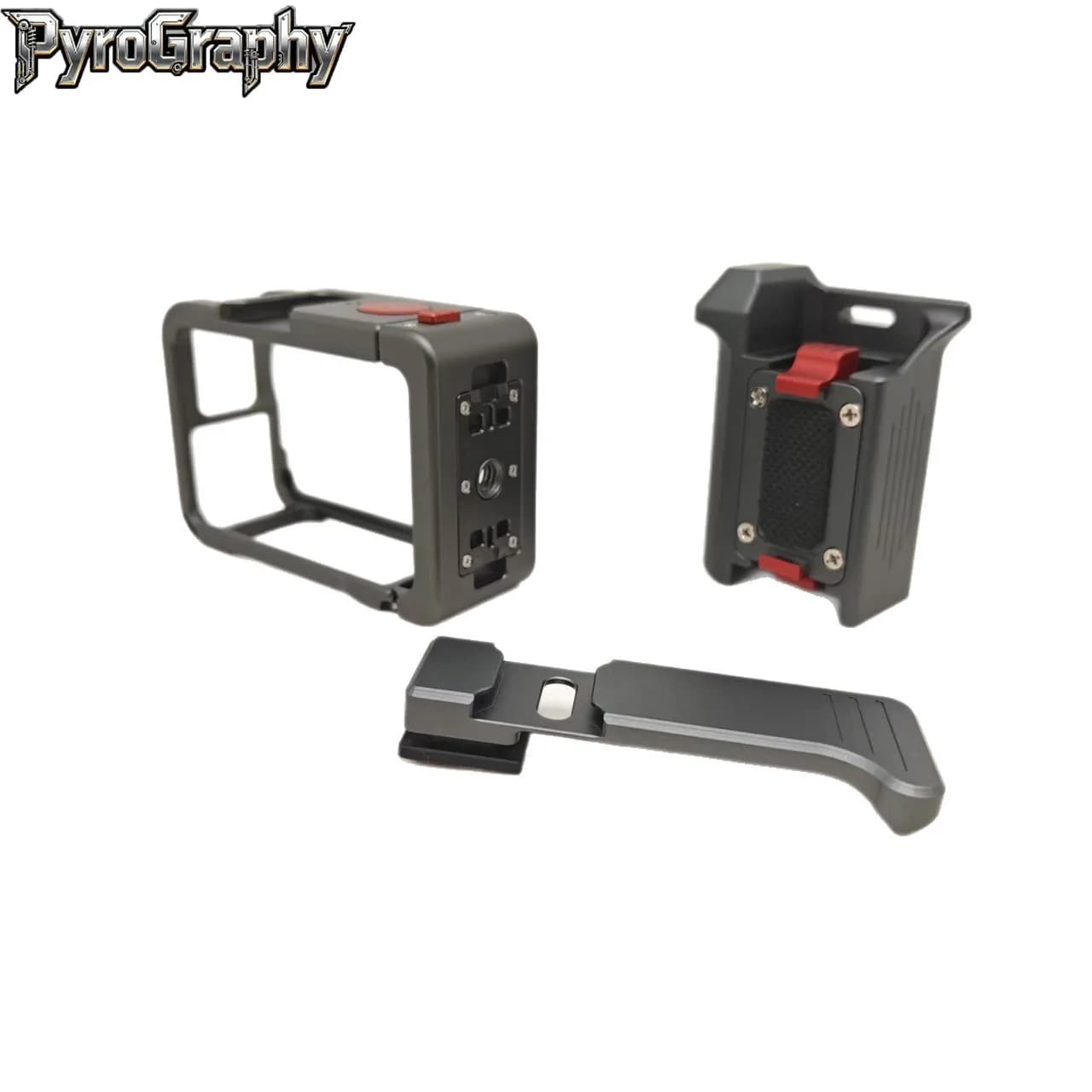 PyroGraphy Osmo Action 6 Set of components for ultralight metal photo fast removal camera cage accessories for DJI Osmo Action6
