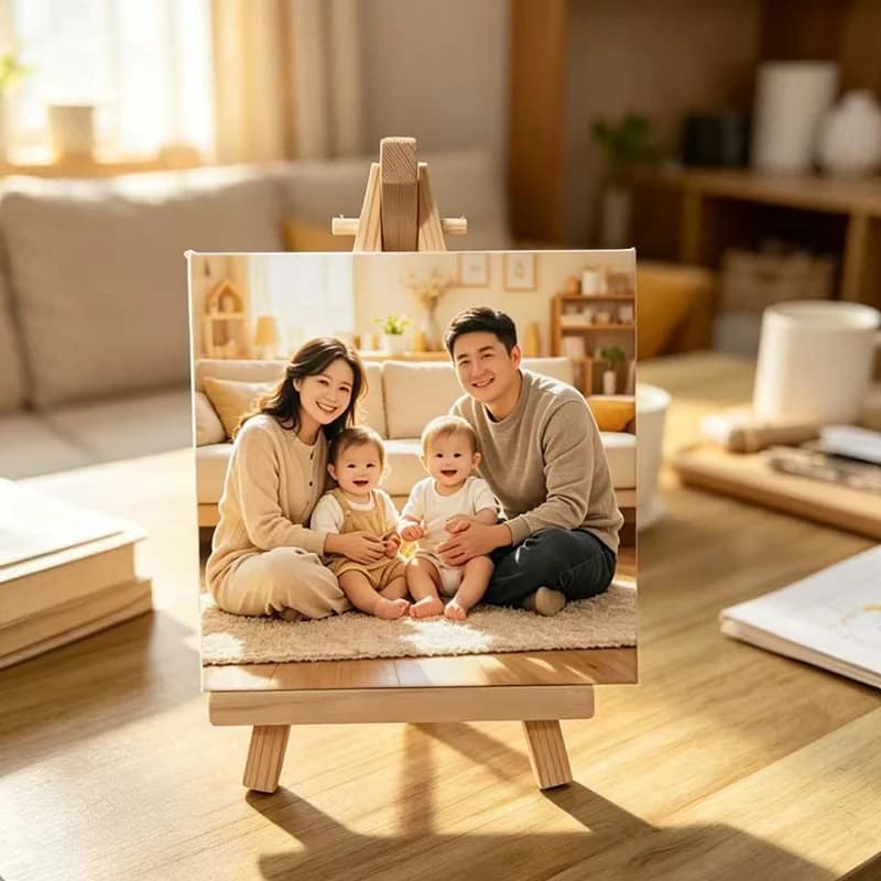 Cornice Fotografica Personalizzata Mini, Cornice Artistica Speciale per Piccole Immagini, Cornice Vuota per Dipinti ad Olio, Ornamenti per Pittura
