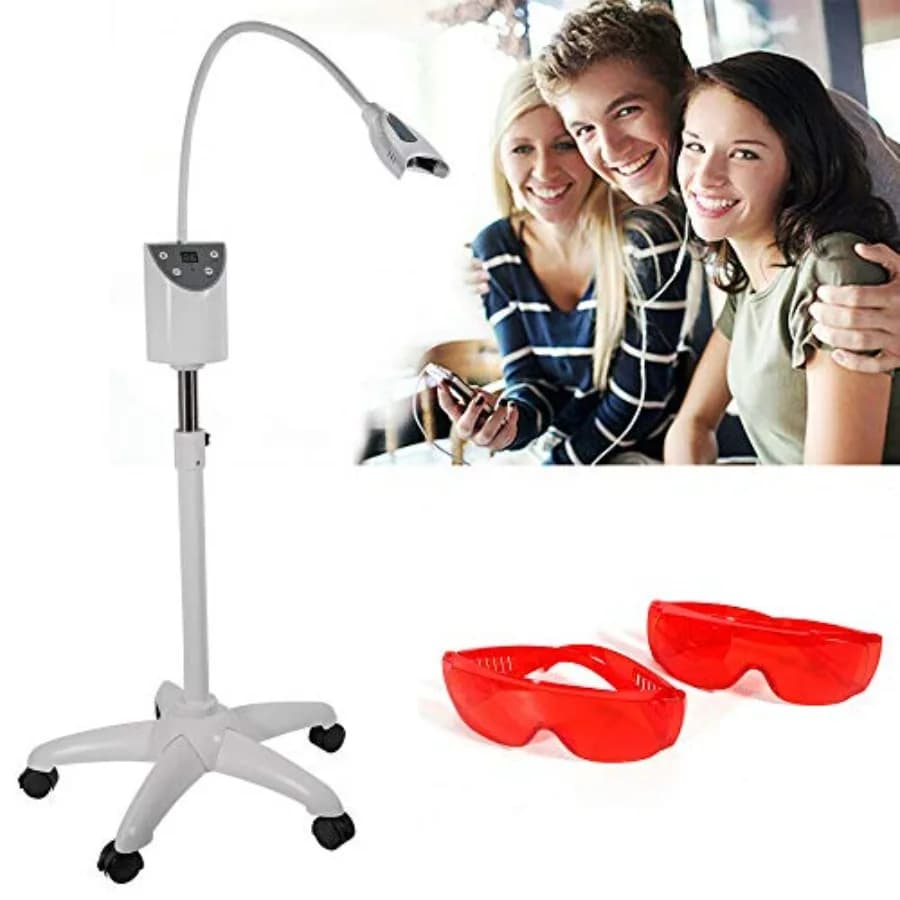 Dental Whitening Machine with LED Light, Home Use Tooth Whitening Accelerator, White Color, Quick Results