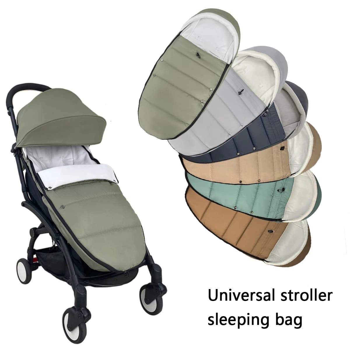 Universal 6-36M Winter Stroller Covers Warm Covers Pelo Anti-ships Measuring for Babyzen YOYO Winter Stroller Pelo Sack