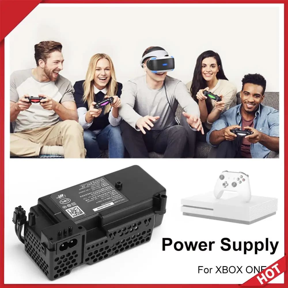 Adattatore di Alimentazione Sostitutivo, Scheda di Alimentazione Interna, Caricabatterie, Accessori per Console di Gioco Xbox One X/Xbox One S