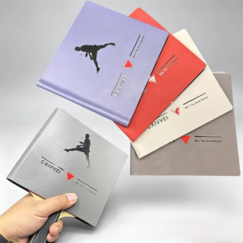 Table Tennis Racket Protective Holder PU PingPong Rubber Maintenance Accessory National Player‑Style Anti‑Fouling Anti‑Oxidation