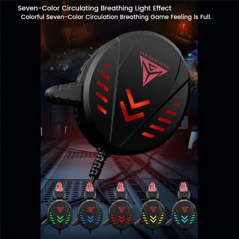 M85K Wired Desktop Computer Game Headphones 3.5 wired gaming head with Subwoofer microphone for electronic sports