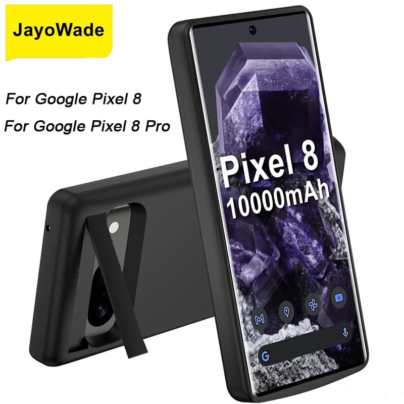 Custodia per telefono 10000Mah per Google Pixel 8 7 6 Pro Custodia di alimentazione Pixel7 Custodia per banca di potere per Google Pixel 8 Pro Custodia per caricabatteria
