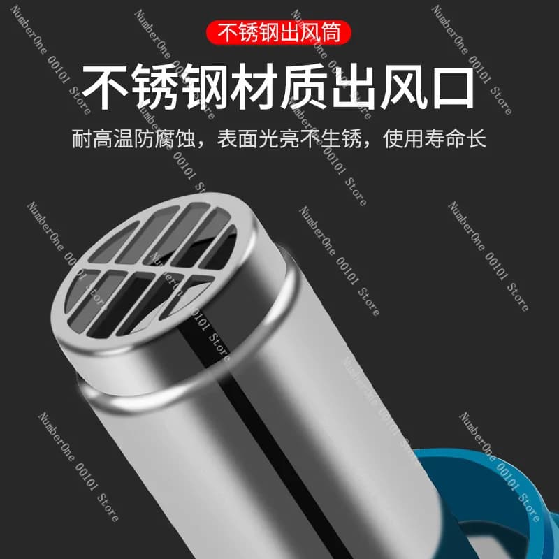 High Temp Industrial Hot Air Gun, Powerful Heating Blower For Stone Surface Drying And Construction Treatment