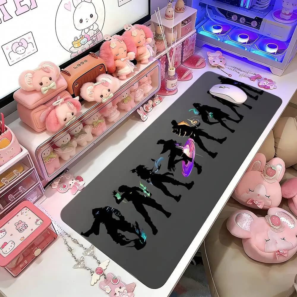 V-Valorant Game Mouse Pad Gaming Deskmat Sakura Mousepad Anime Office Carpet Gamer Keyboard Computer Desks