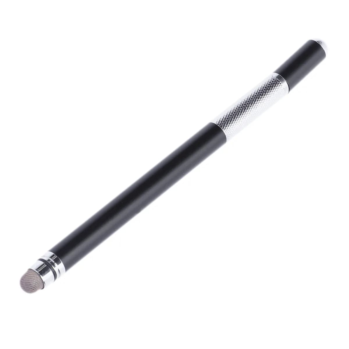 Penna Stilo Capacitiva Doppia Rosa con Disco in Metallo per Tablet e Telefoni, per Disegno, Appunti e Giochi