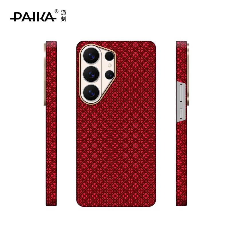Ultra Thin Carbon Fiber For Magsafe Magnetic Phone Case For Samsung Galaxy S24 S25 S26 Ultra Alloy Lens Wireless Charging Cover