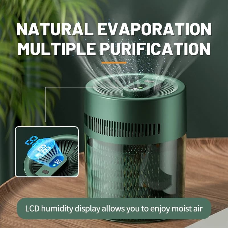 Umidificatore d'aria 2L USB Doppia porta spray Olio essenziale Aromaterapia Umidificatore Freddo Mist Maker Fogger Purificare per Home Office