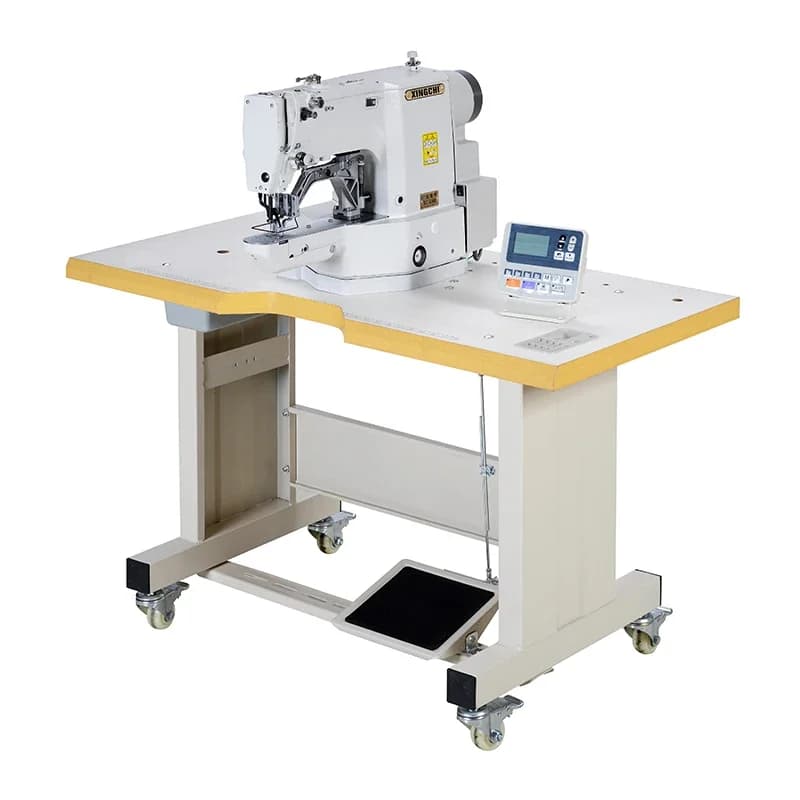 Macchina da cucire industriale con motivo computerizzato per indumenti, scarpe, computer, bagagli, tasche per jeans, borse