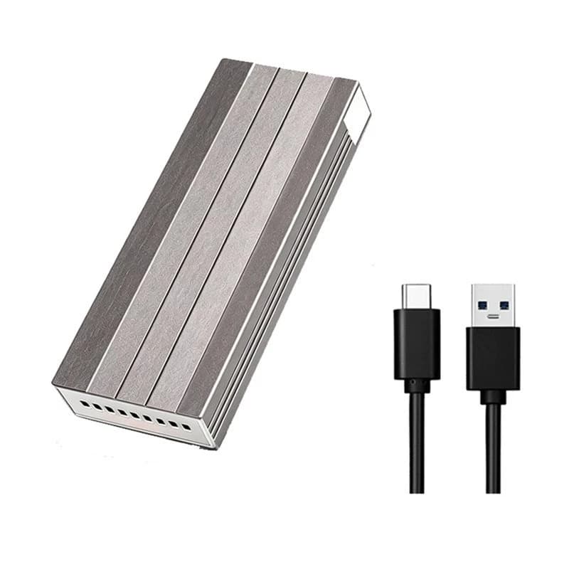 FC-[IANC-AB01] M2 SSD Case USB3.1 To SATA Enclosure Adapter USB 3.2 Gen2 USB-C External Hard Drive Case For PC