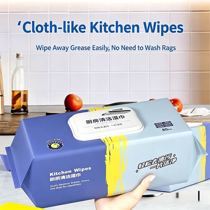 Salviette da cucina per la rimozione di grasso e macchie | Potenti salviette detergenti per cappe da cucina domestiche | Salviette Extra-Large e Extra-Spesse