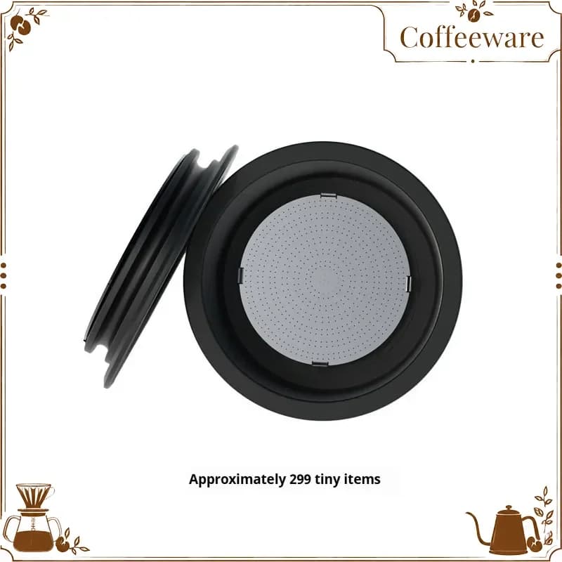 CERA Plus Double Shot Coffee Powder Basket 15g Capacity Powder Holder For Portable Espresso Maker Outdoor Brewing Accessory