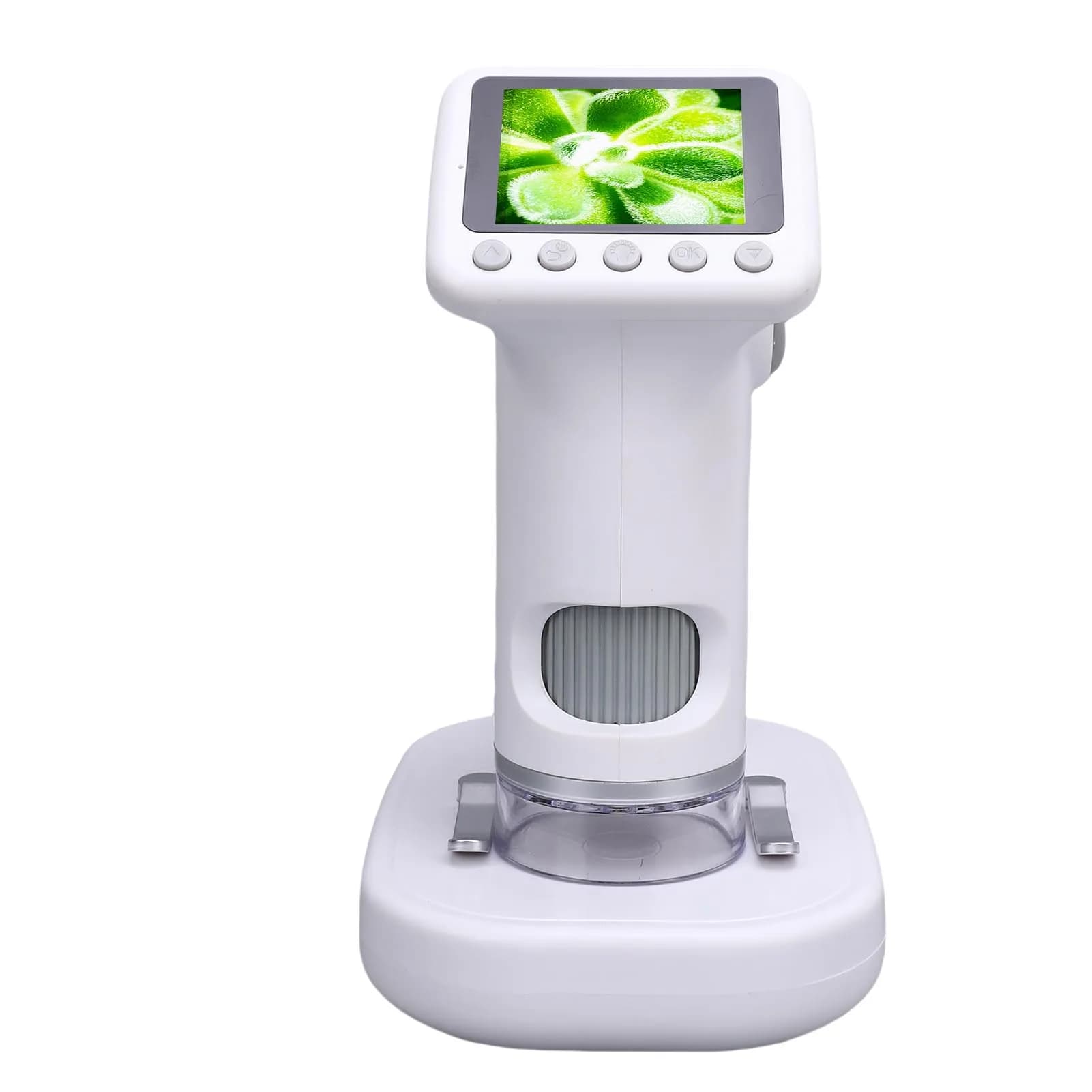 1080P HD 1600X Microscopio per bambini Tasca portatile Mini microscopio digitale portatile Schermo da 2 pollici Ricaricabile Studente Edu Giocattolo scientifico