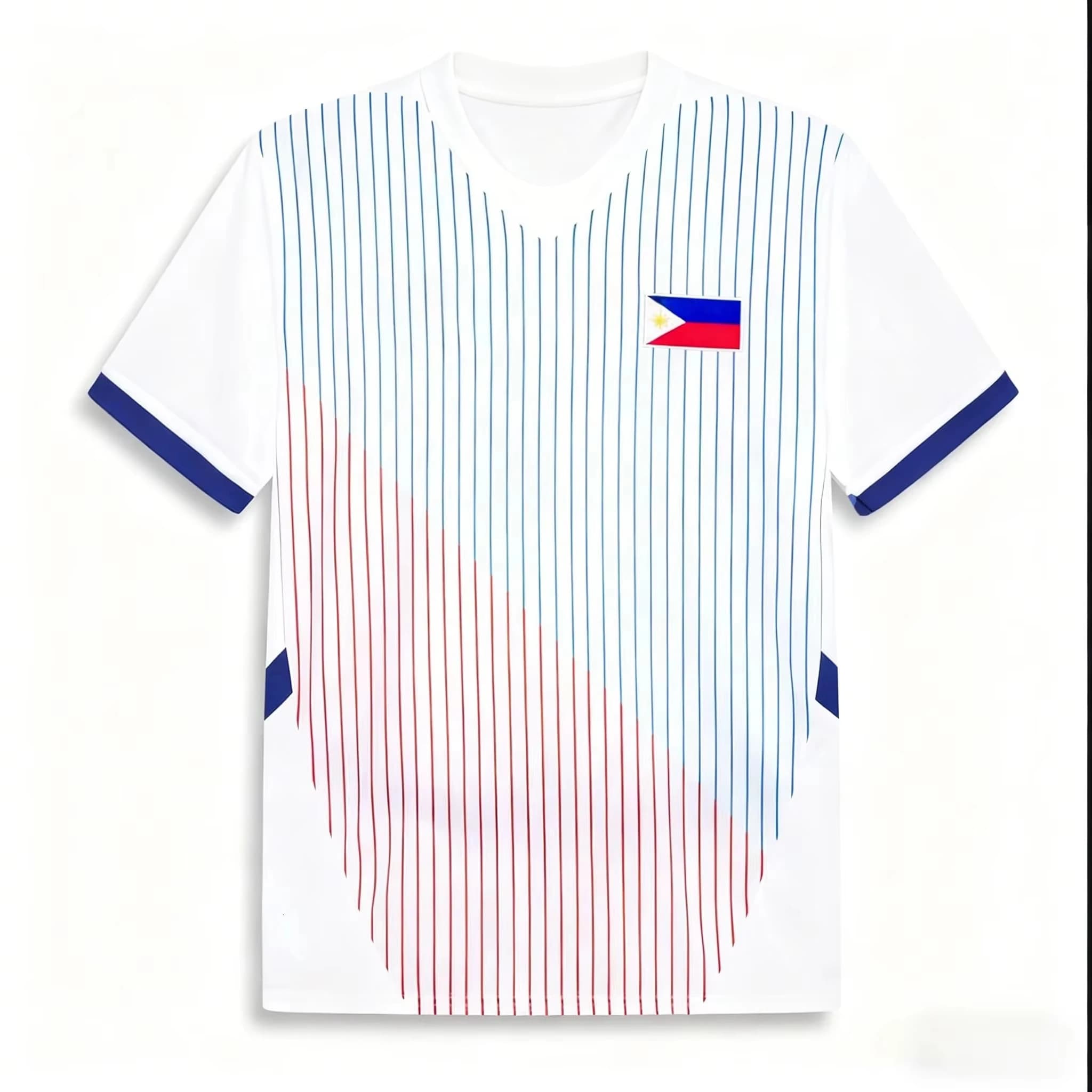 2026NEW PHILIPPINE SHORT SLEEVE T-SHIRT BREATHABLE AND QUICK-DRYING CASUAL TOP SUITABLE FOR FAMILY OUTDOOR ACTIVITIES AND SOCCER