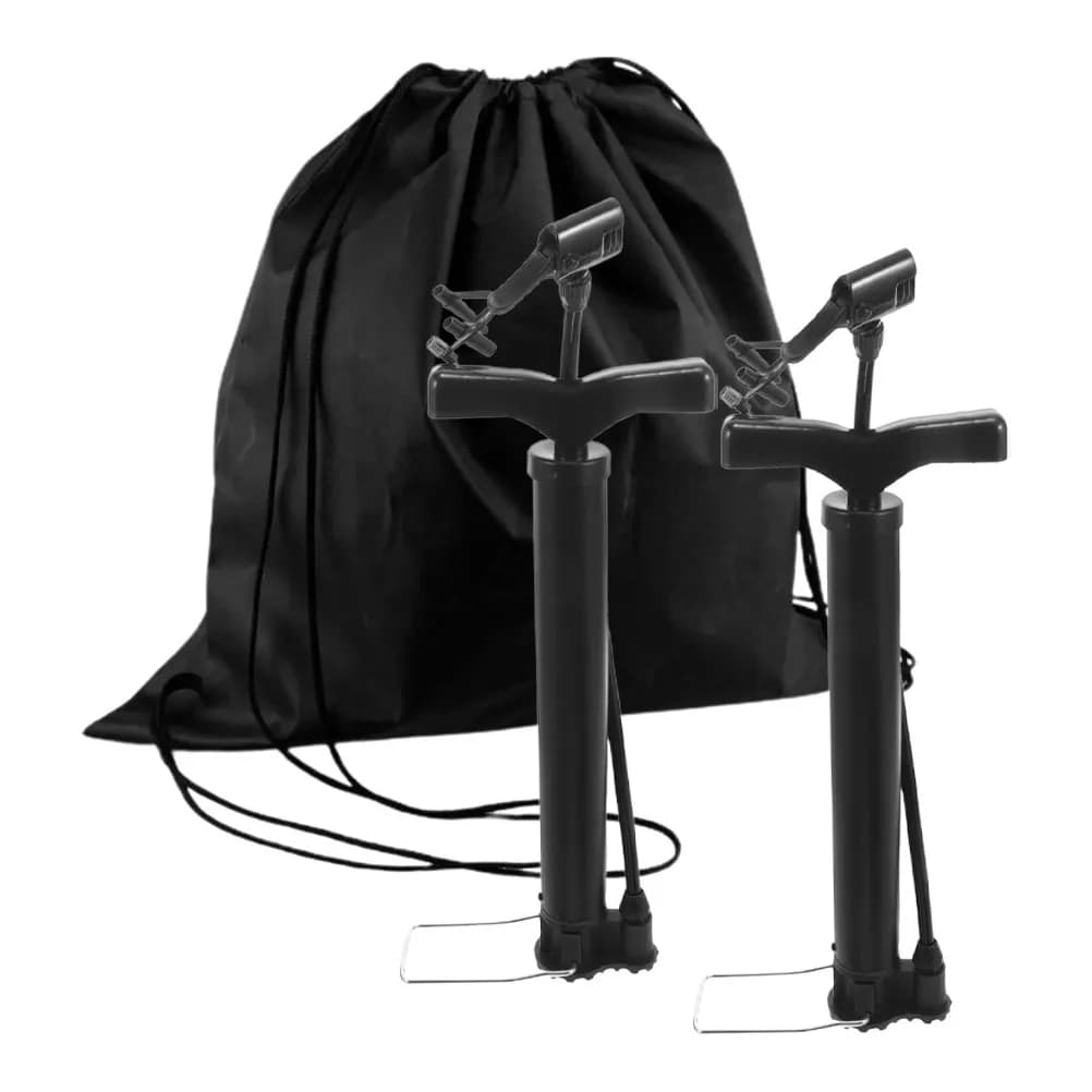 Set di 1 Pompa ad Aria con Sfera in Acciaio, Strumento Portatile per Gonfiare Palloni da Basket, Calcio, Pallavolo, Attrezzatura Sportiva per Gonfiaggio